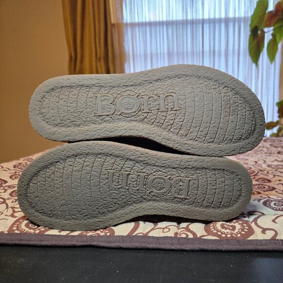 Born Boot "Sable", Wide Shaft Grey, Suede with Lacing, Sz 8/39 - Picture 12 of 12